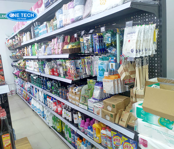 Kệ đơn trưng bày hàng hóa sản xuất và phân phối bởi Onetech