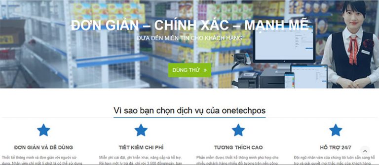 phần mềm bán hàng onetechpos