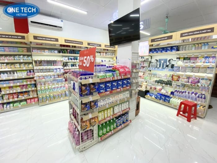 20 mẫu giá kệ mỹ phẩm đẹp cho cửa hàng 
