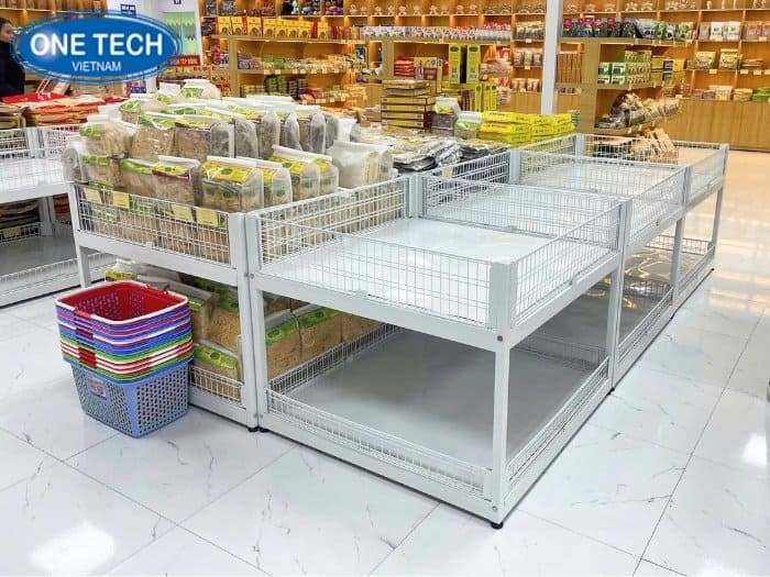 Ụ vuông trưng bày siêu thị