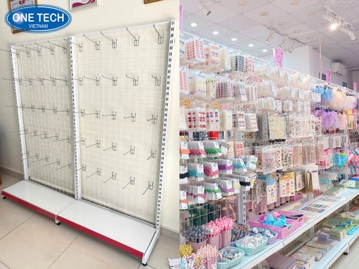 Kệ siêu thị móc treo cho siêu thị