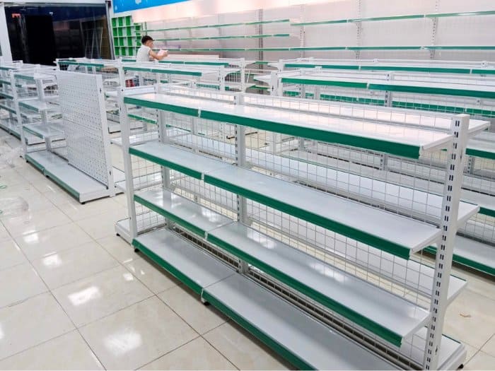 Kệ lưng lưới siêu thị thanh lý