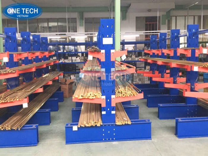 Kệ tay đỡ chứa các loại hàng dài 