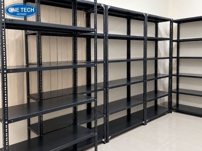 Cấu tạo của kệ sắt V lỗ