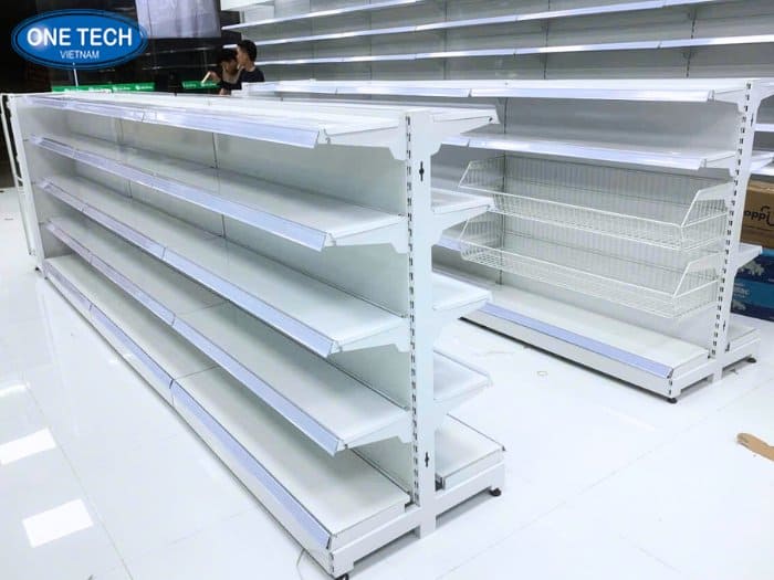 Kệ lưng tôn liền cho siêu thị 