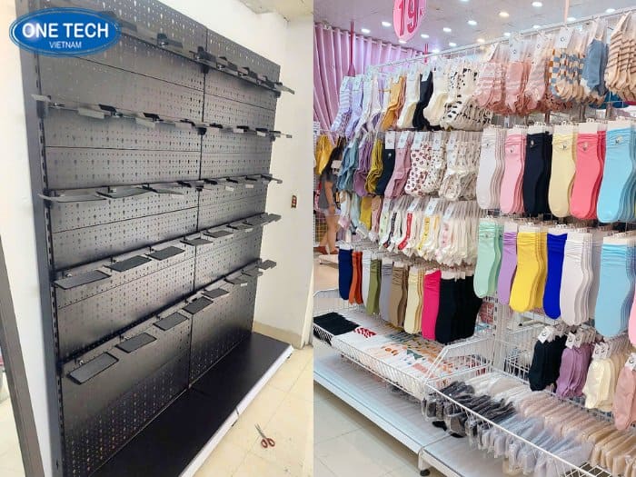 Kệ siêu thị móc treo 