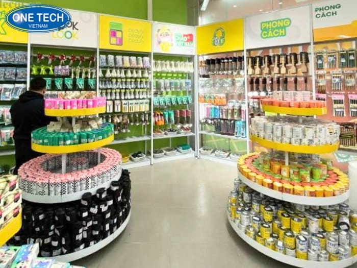 Kệ tròn siêu thị ở Đà Nẵng