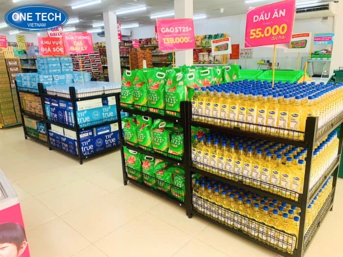 Ụ vuông 3 tầng cho siêu thị ở Đà Nẵng