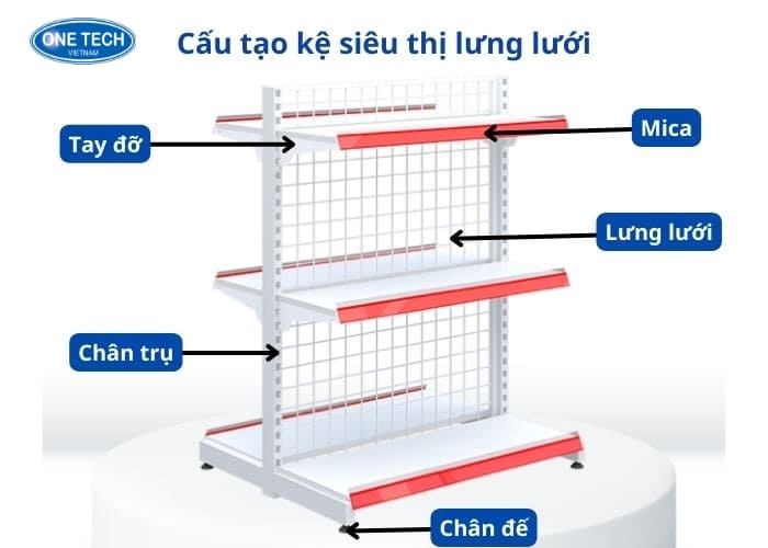 Cách lắp kệ siêu thị