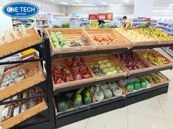 Đặc điểm nổi bật của kệ bán hoa quả