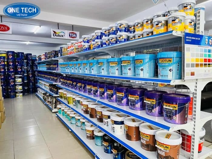 Kệ lưng lưới 4 tầng dạng lắp ghép