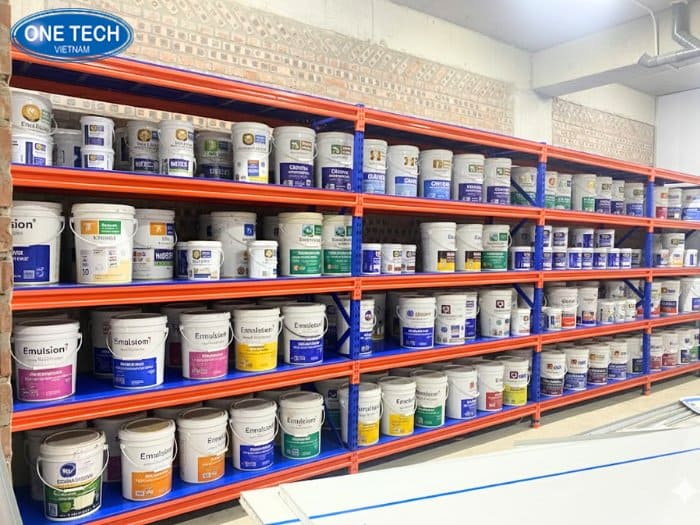 Kệ trung tải bền, chắc, trưng bày được sơn nặng
