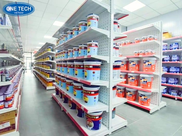 Tầm quan trọng khi sử dụng kệ để sơn nước