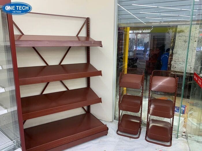 Kệ trưng bày bánh kẹo thiết kê riêng