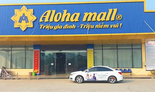 Dự án lắp đặt giá kệ siêu thị tại Aloha Mall