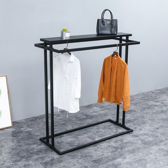 Giá kệ treo quần áo shop 2 dãy