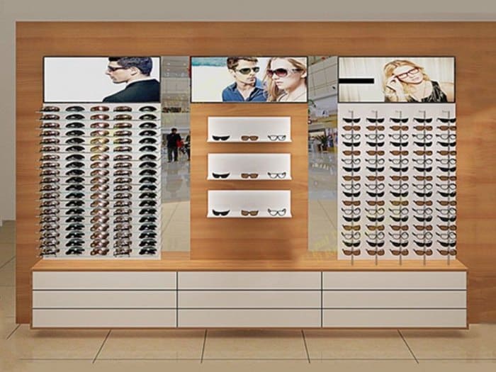 Kệ trưng bày cho cửa hàng kính mắt 04