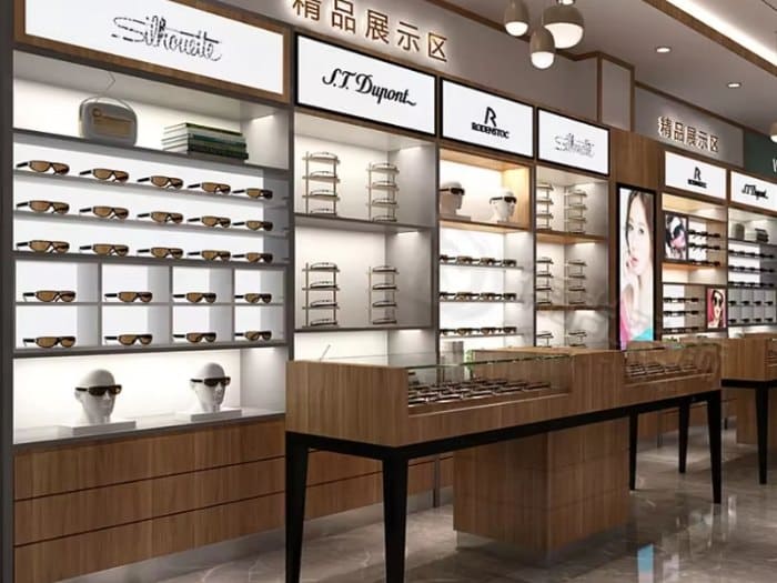 Kệ trưng bày cho cửa hàng kính mắt 06