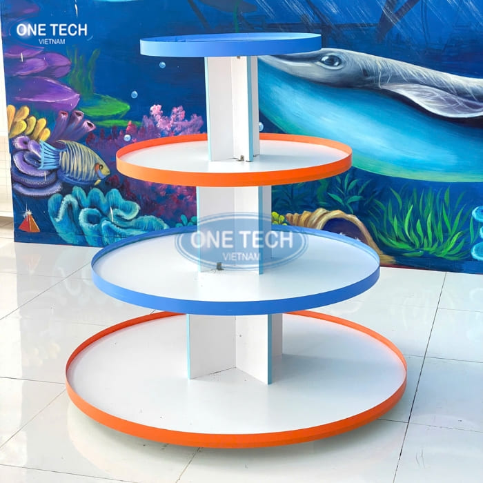 Đặc điểm nổi bật kệ siêu thị hình tròn