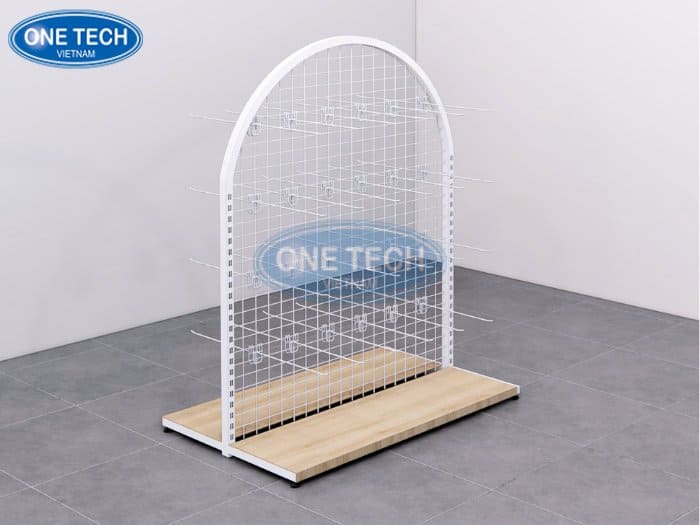Kệ gỗ móc treo, thiết kế hình vòm