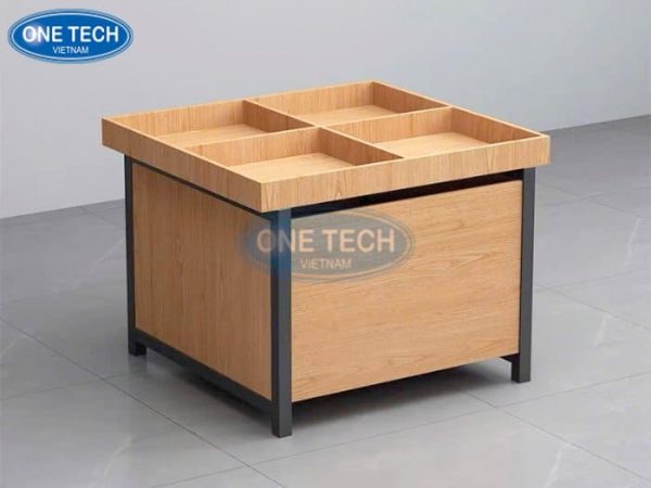 Ụ gỗ siêu thị hình vuông cỡ lớn