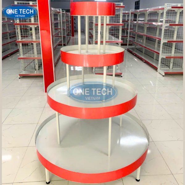 Kệ 4 chân trụ hình tròn