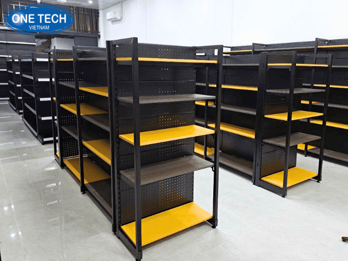 Kệ 5 tầng khung vuông góc