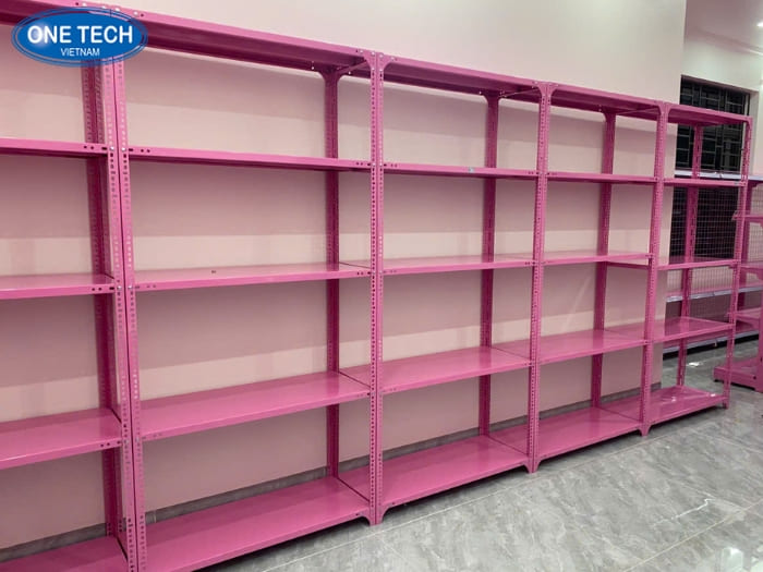 Kệ trưng bày giày dép chân V lỗ giá chỉ từ 400K