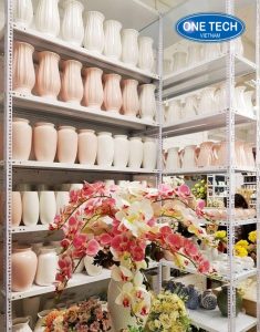 Kệ trưng bày gốm sứ mẫu mã hiện đại, giá rẻ tại nhà máy, bảo hành 24 tháng