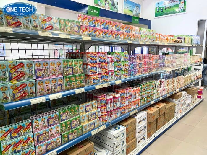 One Tech Group - Chuyên gia sản xuất giá kệ trưng bày sữa Vinamilk
