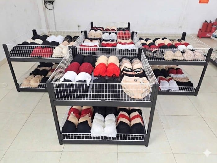 Ụ khuyến mãi - trưng bày đồ lót đồng giá