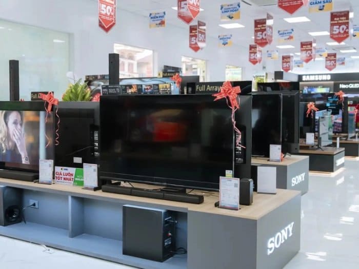 Bục trưng bày tivi chắc chắn