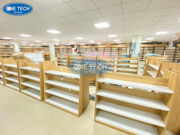 Kẹ gỗ mini 4 tầng bày sách