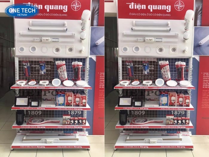 Kệ quảng cáo đồ điện