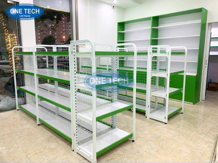 Kệ đôi khung bo góc