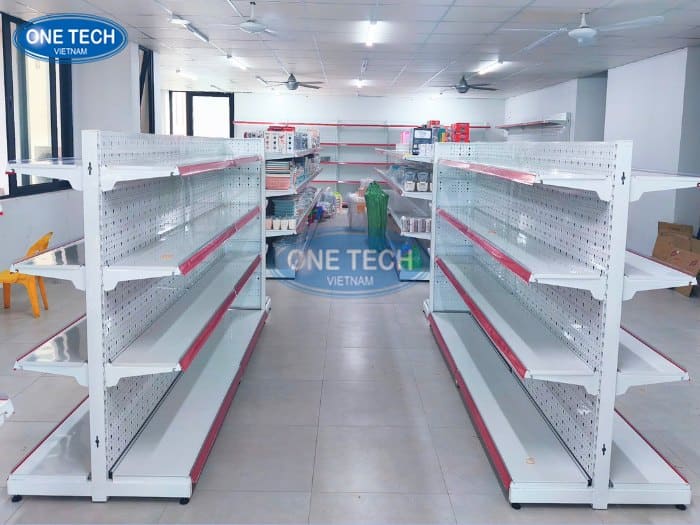 Kệ lưng tôn lỗ để sản phẩm mini