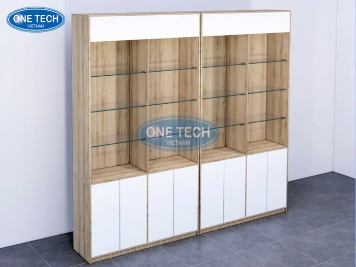 Kệ tủ trưng bày sản phẩm nhỏ