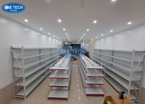 One Tech Group lắp đặt dự ánkệ siêu thị tại TP Cẩm Phả, Quảng Ninh