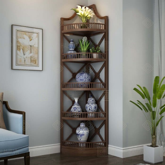 Kệ góc nhà, dùng cho không gian hẹp