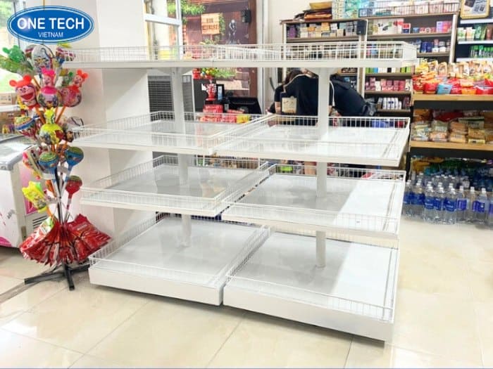 Kệ khuyến mãi hình vuông