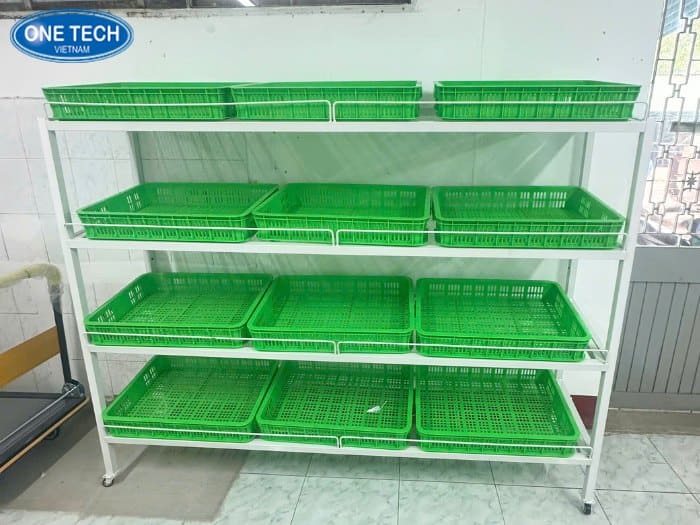 Kệ rau củ quả khay nhựa