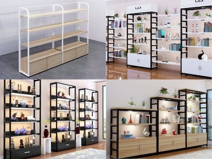 Mẫu kệ tủ thiết kế lưng thông thoáng