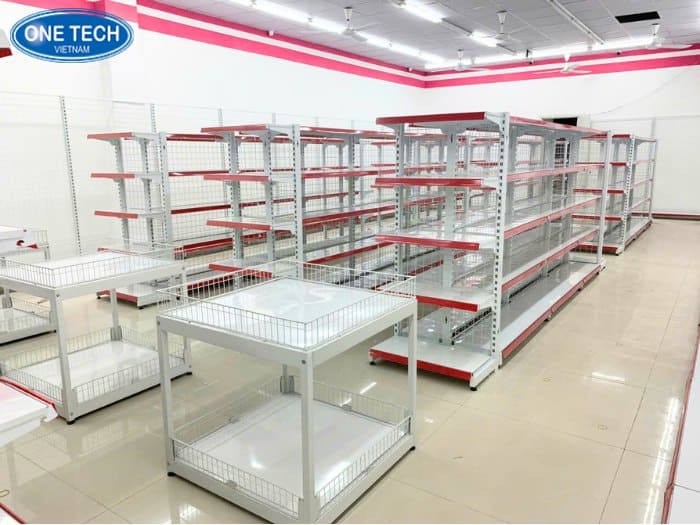 Tổng hợp các mẫu kệ siêu thị ở Hưng Yên độ bền cao
