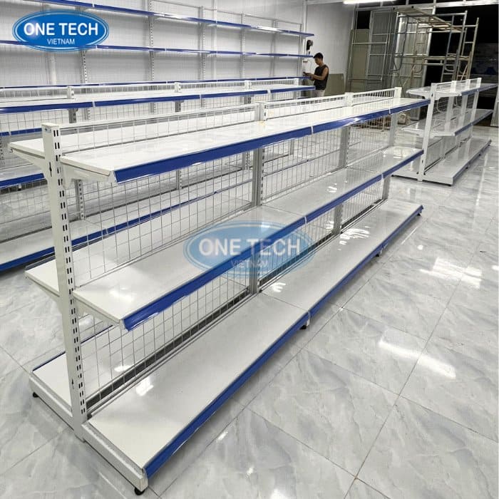 Kệ lưng lưới thiết kế 3 tầng phổ biến nhất