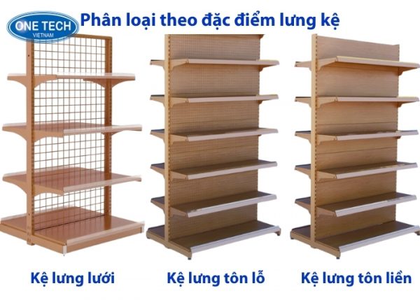 Phân loại theo lưng kệ