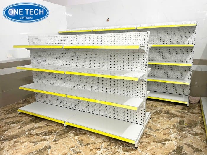 Kệ lưng tôn chắc chắn cho siêu thị quy mô lớn