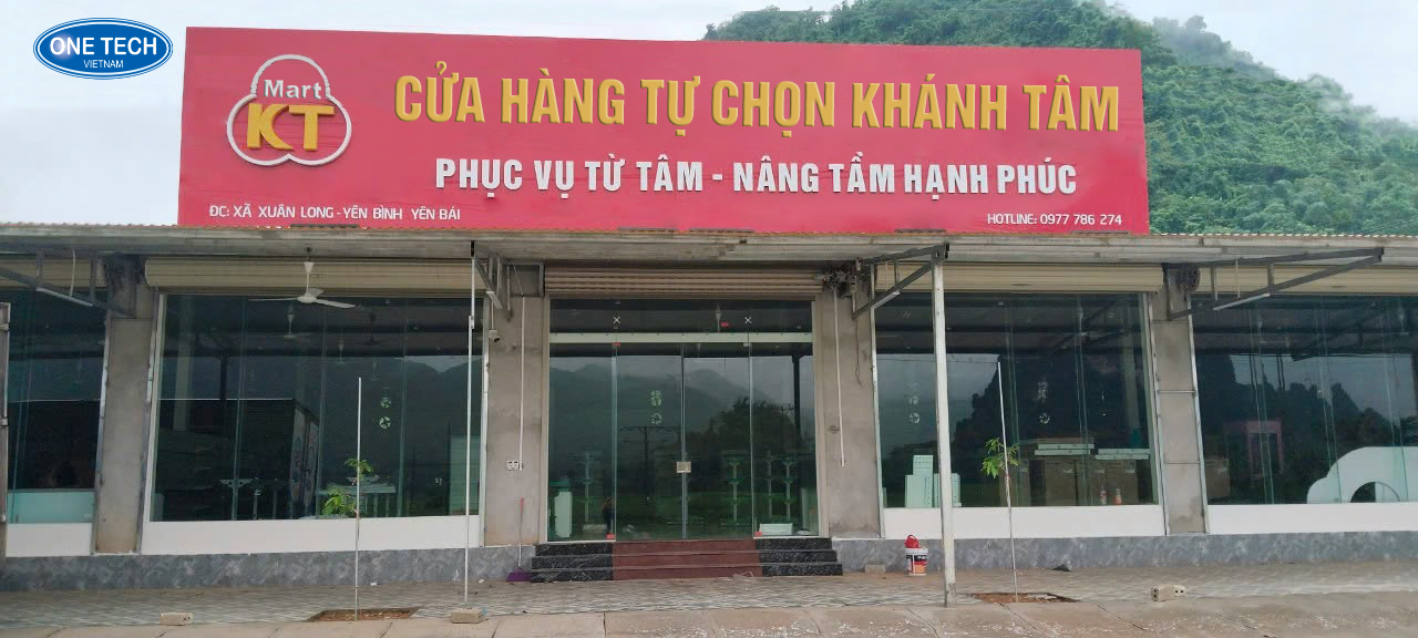 One Tech Group lắp đặt dự án kệ siêu thị KT Mart