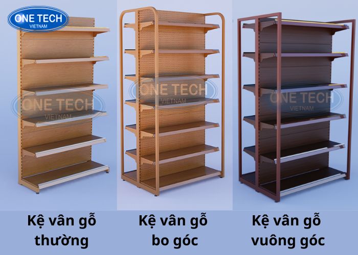 Kệ siêu thị vân gỗ tại Lai Châu