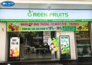 One Tech Group lắp đặt dự án Green Fruits