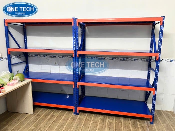 Các kích thước kệ hạng trung 4 tầng mẫu mới
